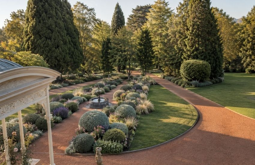 stunning sunset vista from retford park showcasing rolling hills